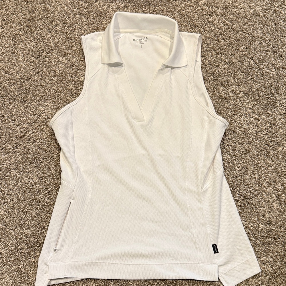 White Sleeveless Women's Top